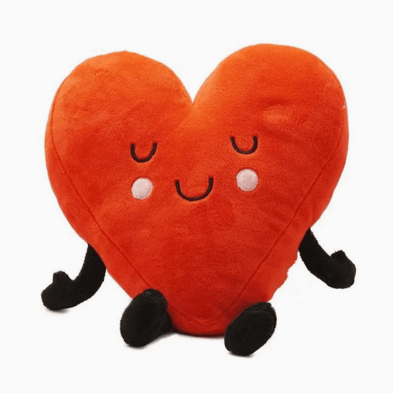 Valentine′s Day Red Heart Plush Toy Pillow